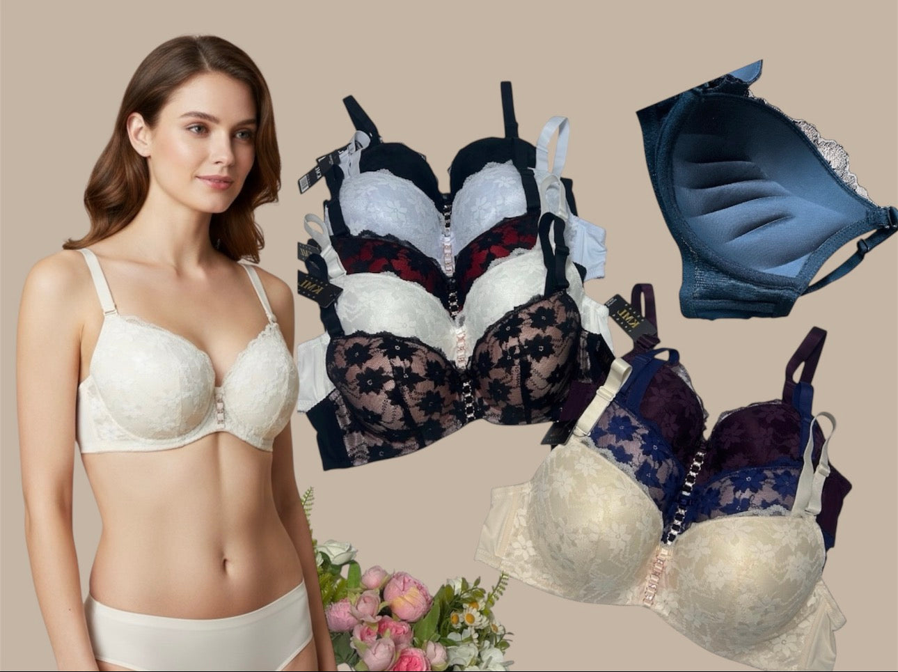 STANIKI DAMSKIE B PUSH UP