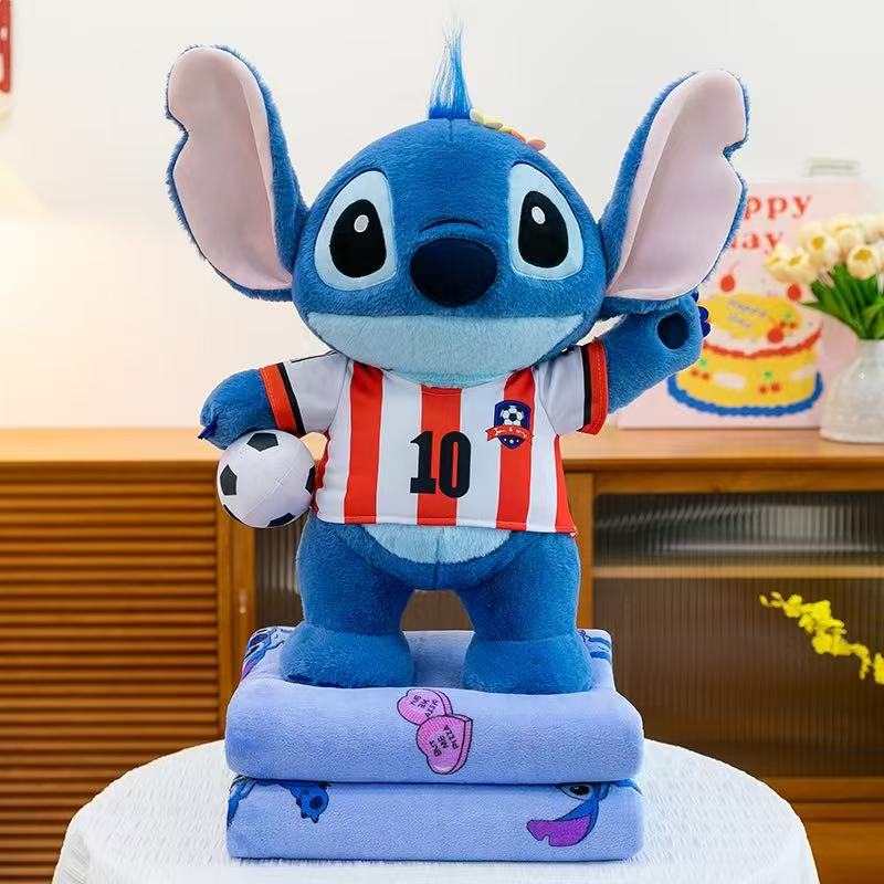 MASKOTKA STITCH PIŁKARZ