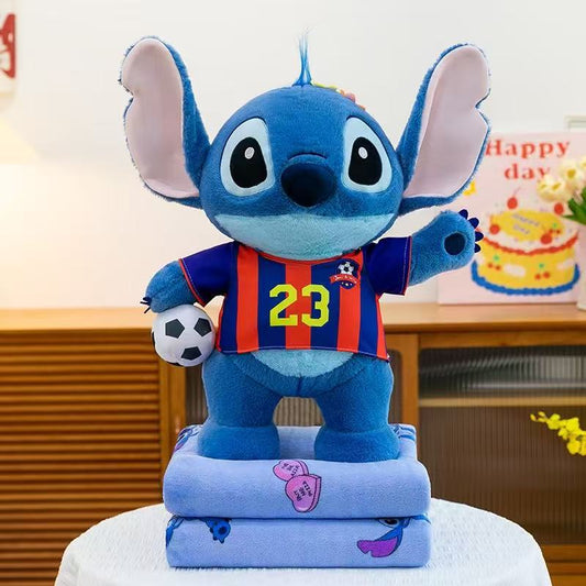MASKOTKA STITCH PIŁKARZ