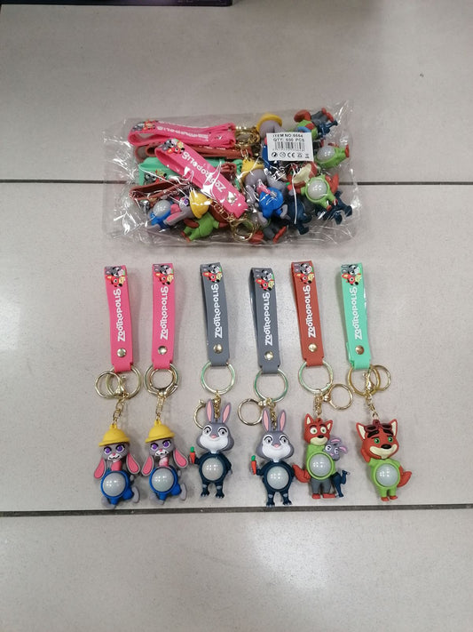 BRELOK DO KLUCZY ZOOTOPIA LED (KARTON)