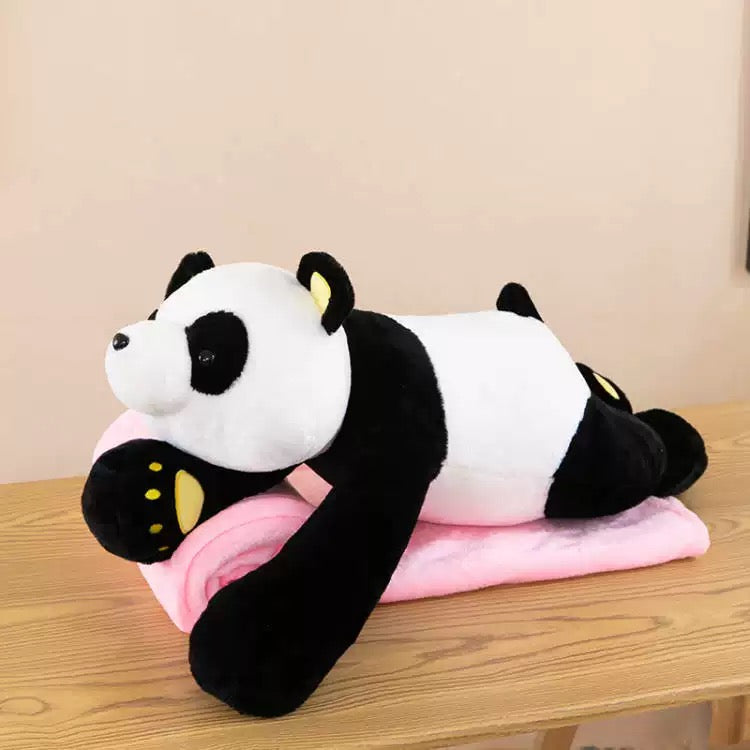 MASKOTKA PANDA Z KOCYKIEM