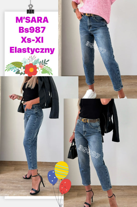 JEANSY DAMSKIE XS-XL