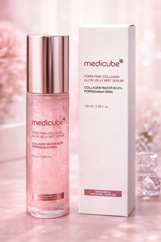 Medicube PDRN Pink Collagen Glow Jelly Mist Serum