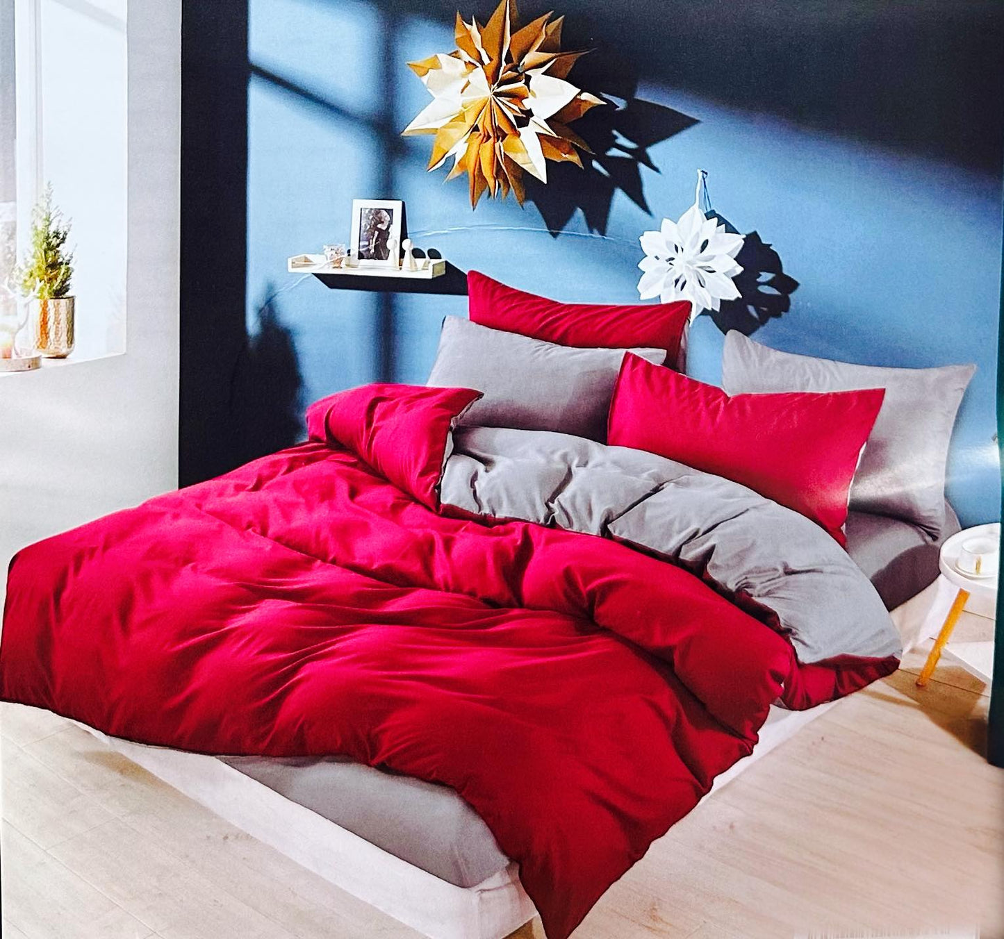 KOMPLET POŚCIELI W 2 STRONY 100% BAWEŁNA