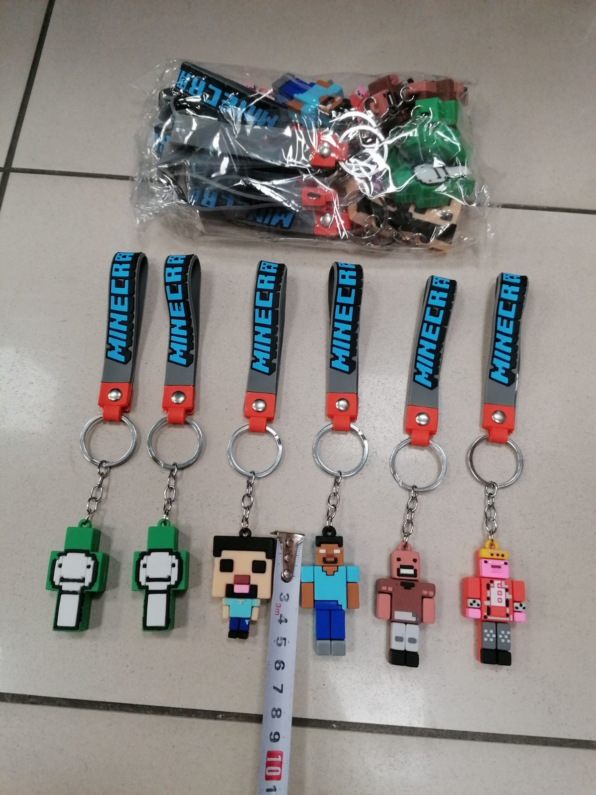 BRELOK DO KLUCZY MINECRAFT (KARTON)