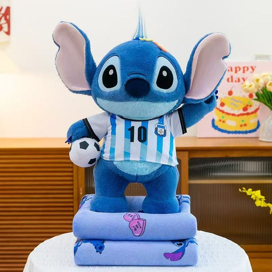 MASKOTKA STITCH PIŁKARZ