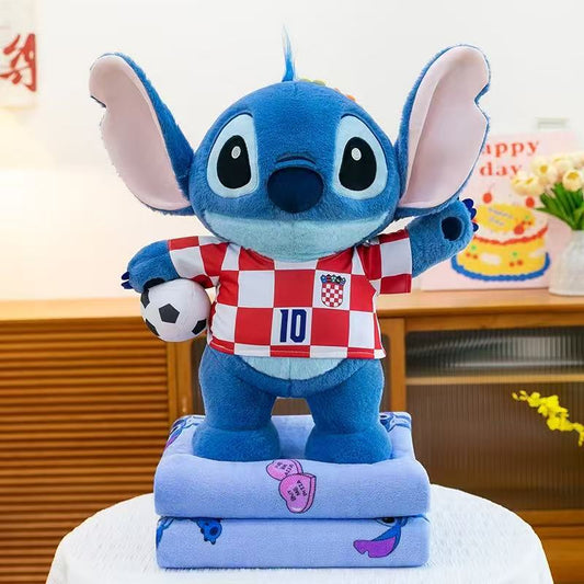 MASKOTKA STITCH PIŁKARZ