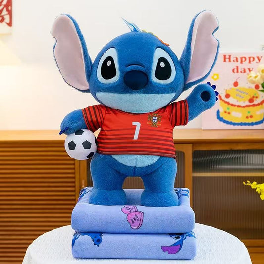 MASKOTKA STITCH PIŁKARZ