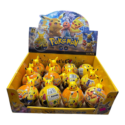 KULA Z FIGURKĄ POKEMON