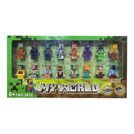 ZESTAW FIGUREK MINECRAFT