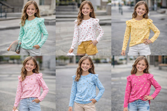 BLUZKI PRĄŻEK DZIECIĘCE