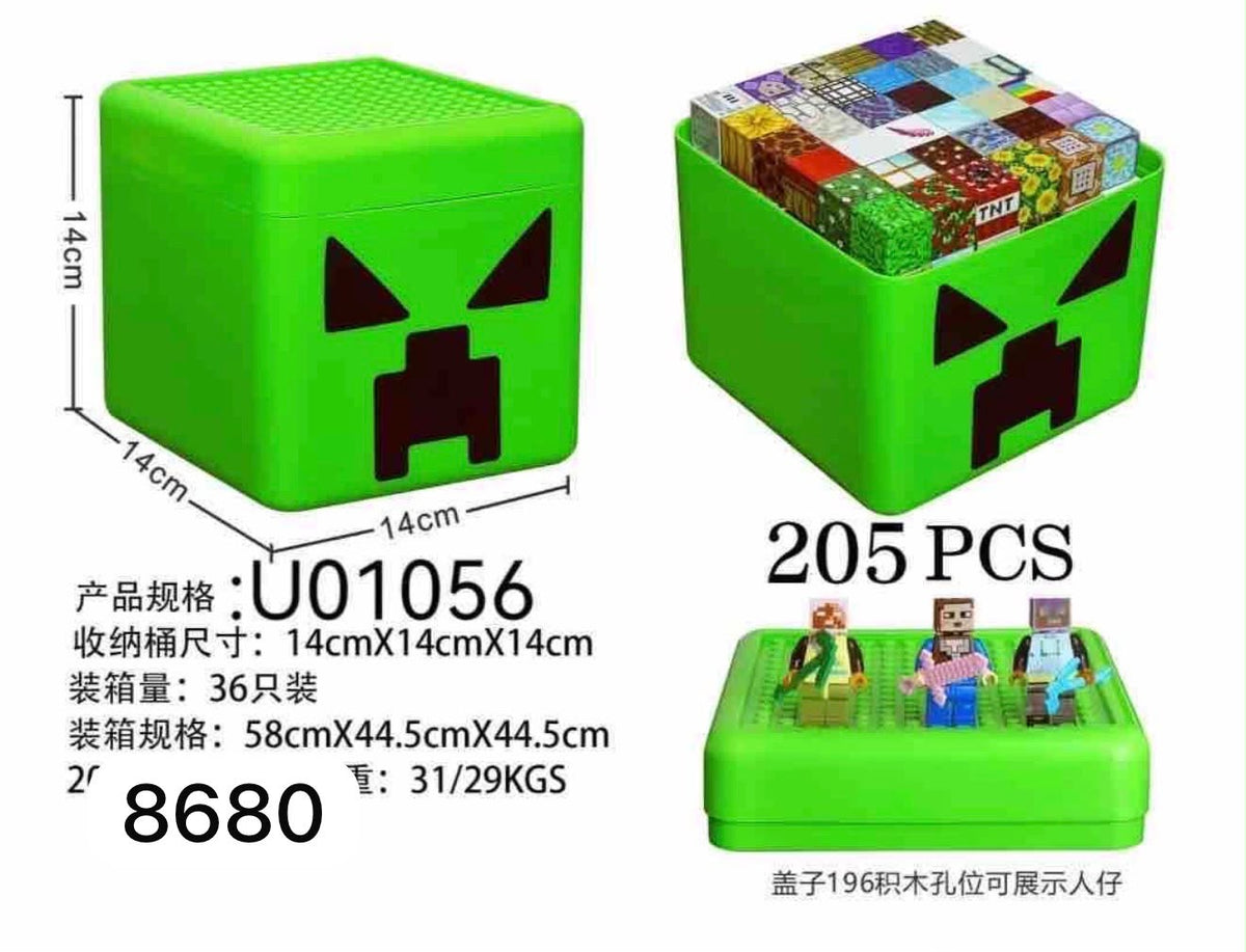 KLOCKI MAGNETYCZNE 205 PCS