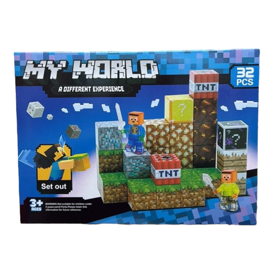 KLOCKI MAGNETYCZNE MY WORLD 32 PCS.
