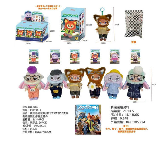 MASKOTKA BRELOK ZOOTOPIA 2