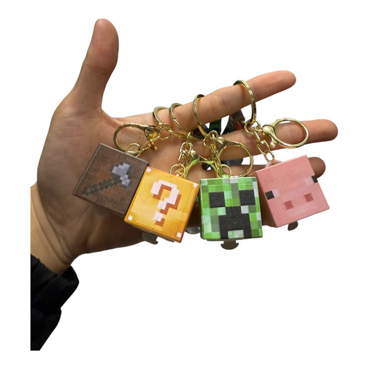 BRELOK DO KLUCZY MINECRAFT LED