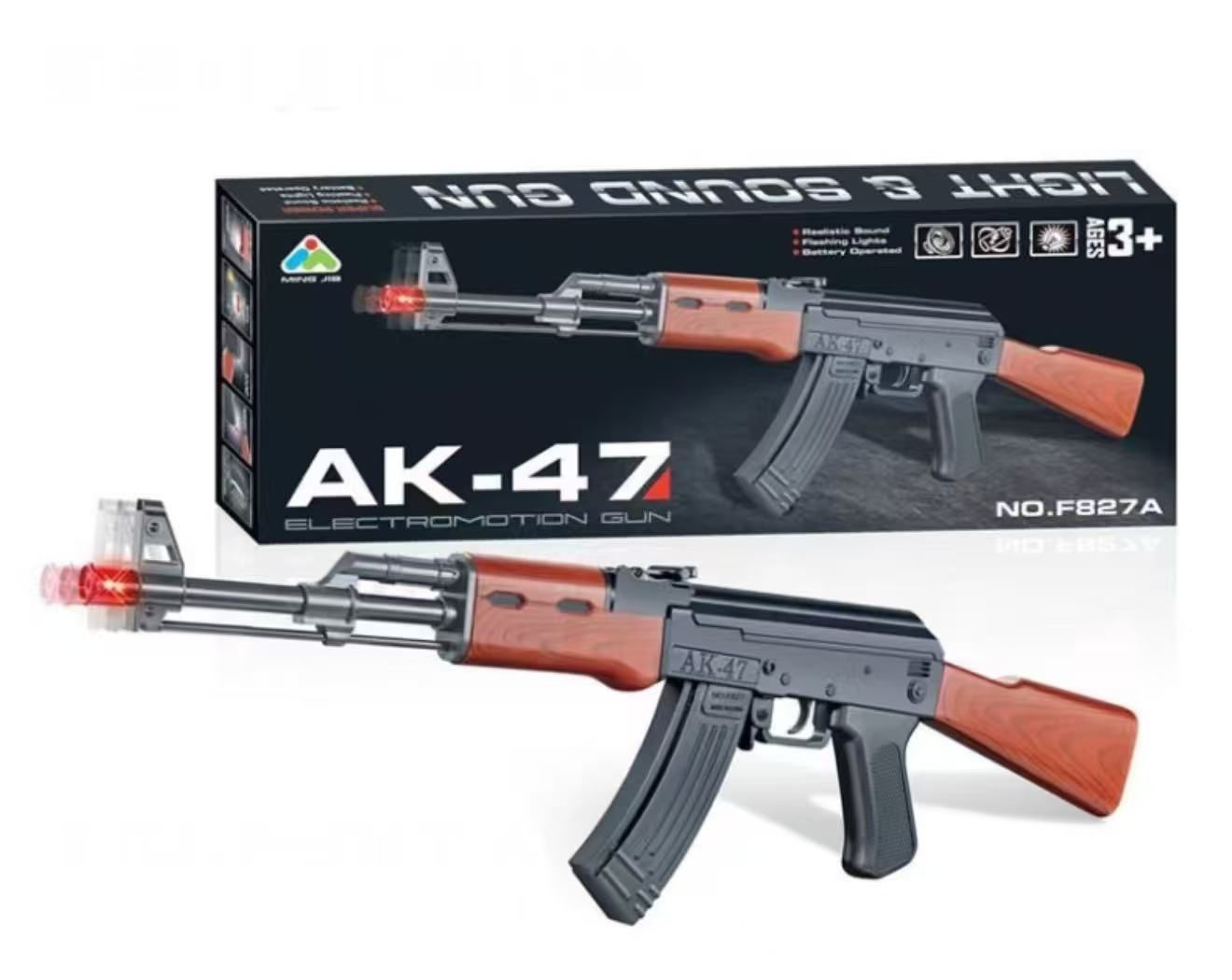 ZABAWKA KARABIN AK-47 LED