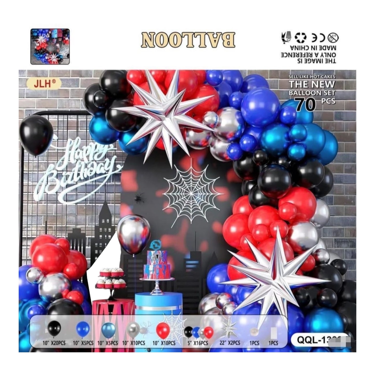 ZESTAW BALONÓW 70 PCS.