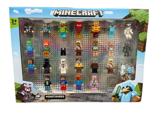 ZESTAW 28 FIGUREK MINECRAFT