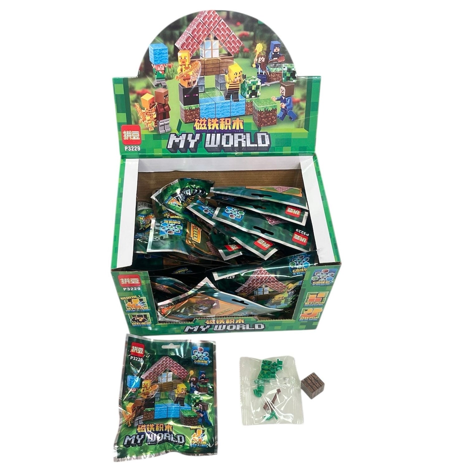 SASZETKA Z FIGURKĄ MINECRAFT