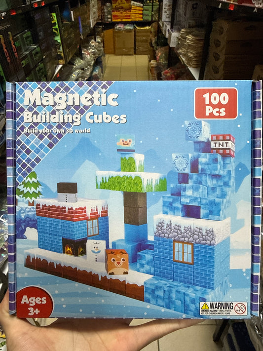 KLOCKI MINECRAFT MAGNETYCZNE 100 PCS.