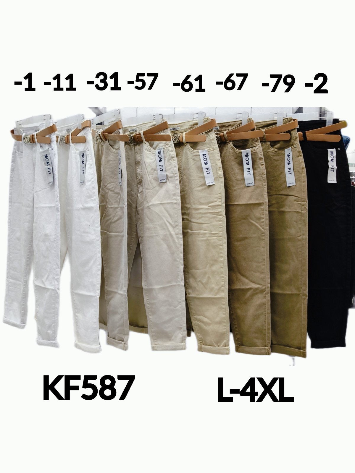 JEANSY DAMSKIE L-4XL