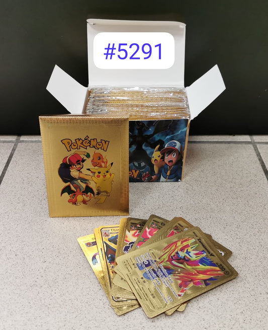 KARTY ZŁOTE POKEMON 10 KART