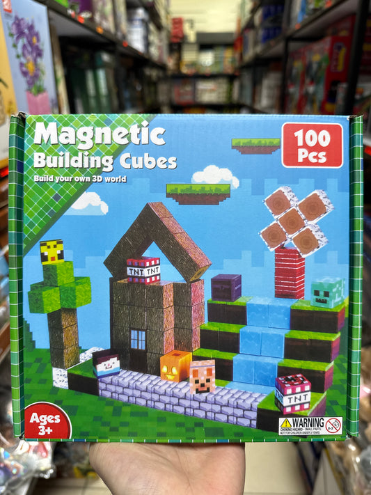 KLOCKI MINECRAFT MAGNETYCZNE 100 PCS.