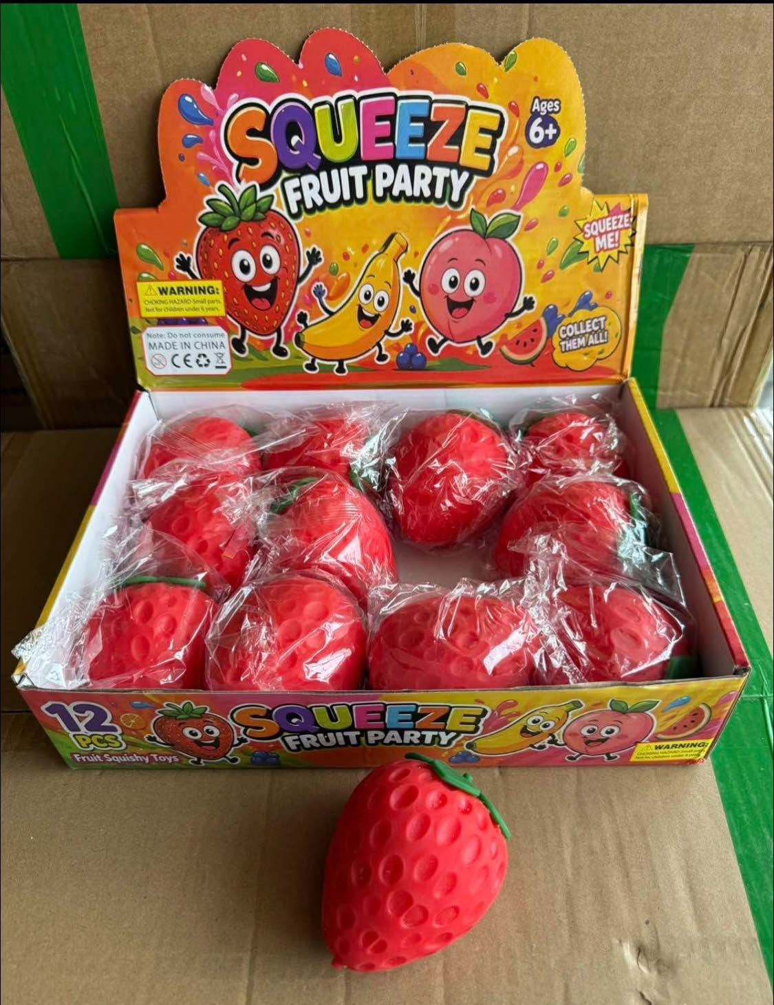 GNIOTKA TRUSKAWKA FRUIT SQUISHY