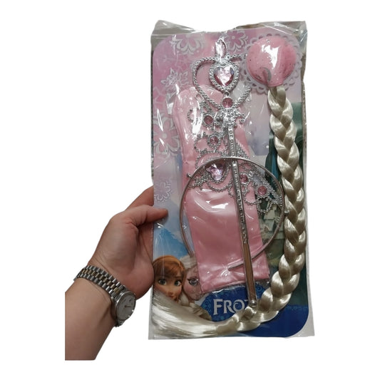 PERUKA Z AKCESORIAMI ELSA