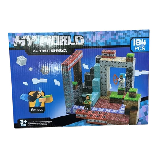 KLOCKI MAGNETYCZNE MY WORLD 184 PCS.