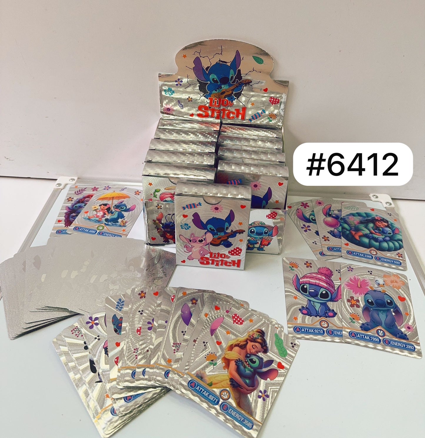 KARTY SREBRNE STITCH 55 KART