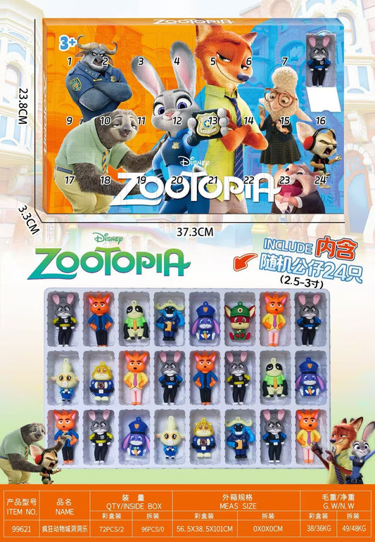 KALENDARZ ADWENTOWY ZOOTOPIA