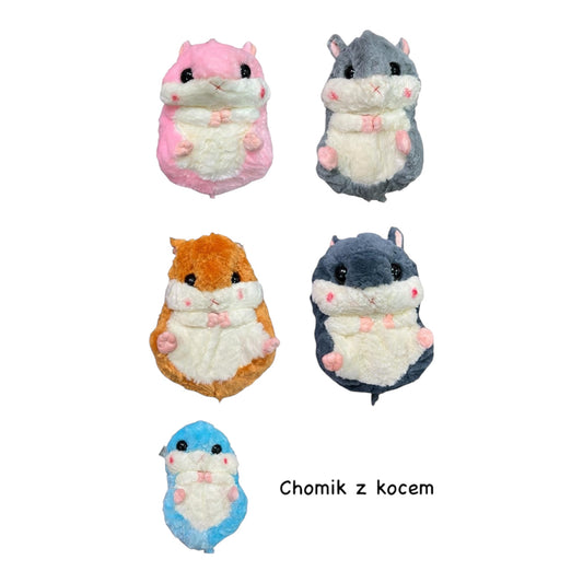 MASKOTKA CHOMIK Z KOCEM
