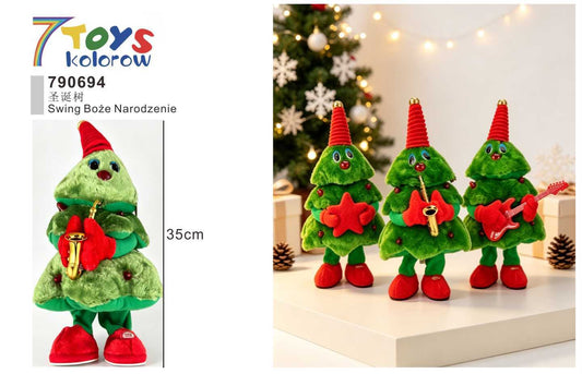 MASKOTKA CHOINKA TAŃCZĄCA 35 CM