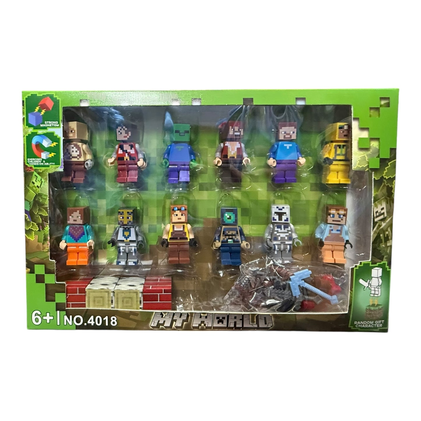 ZESTAW FIGUREK MINECRAFT