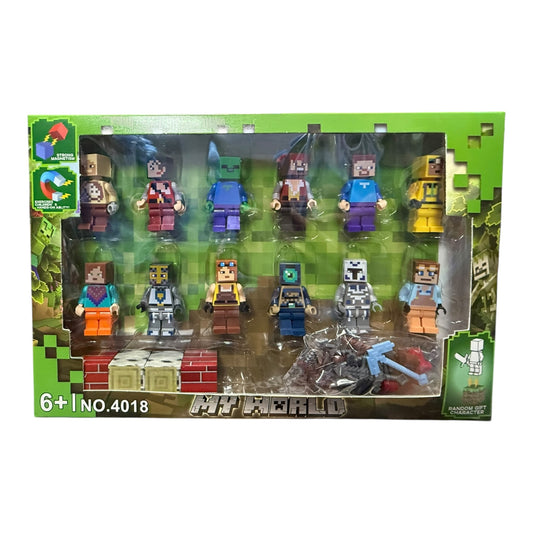 ZESTAW FIGUREK MINECRAFT