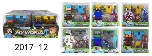 ZESTAW FIGUREK MINECRAFT