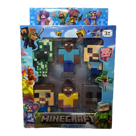 ZESTAW FIGUREK MINECRAFT