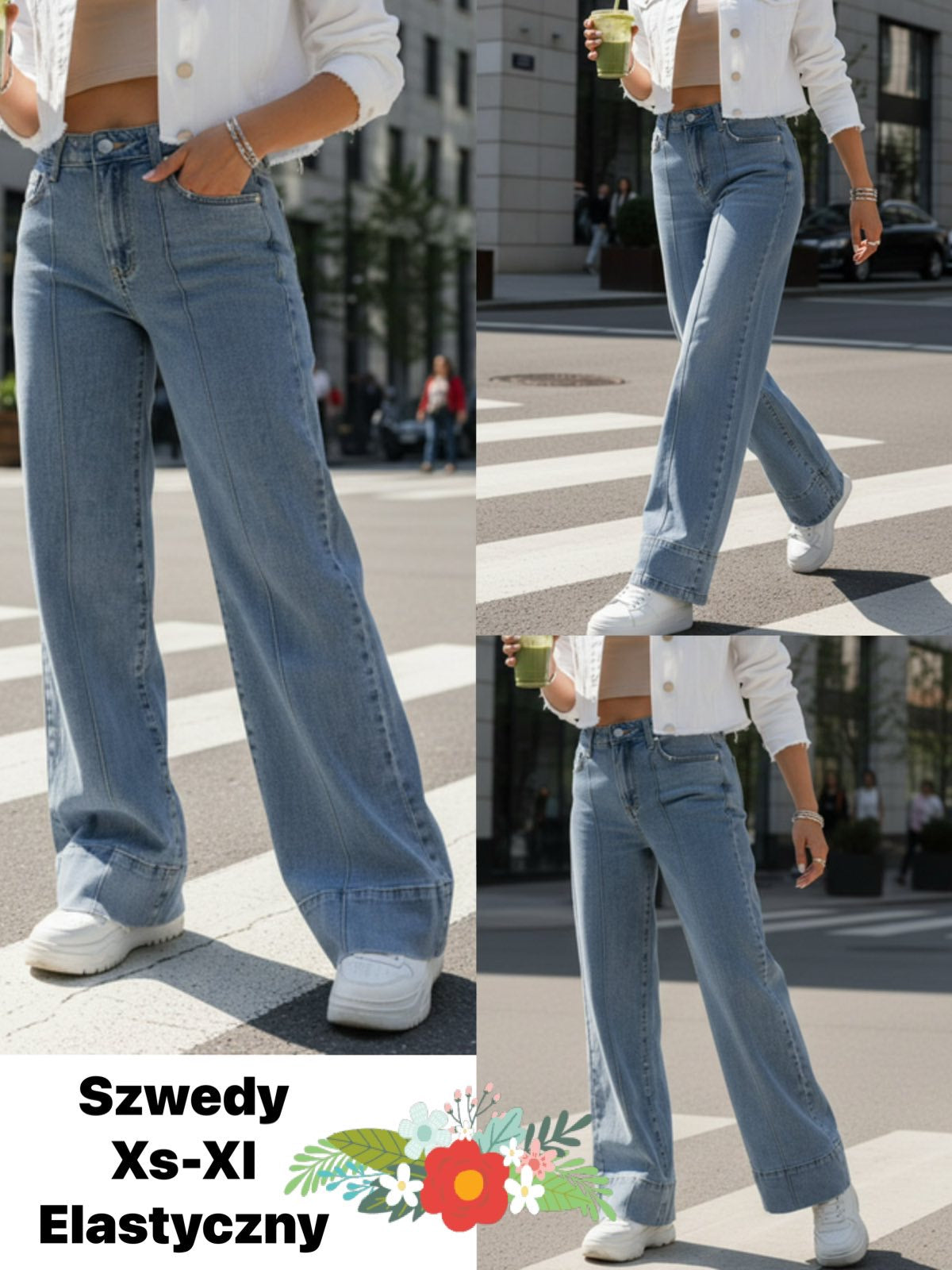 JEANSY DAMSKIE XS-XL