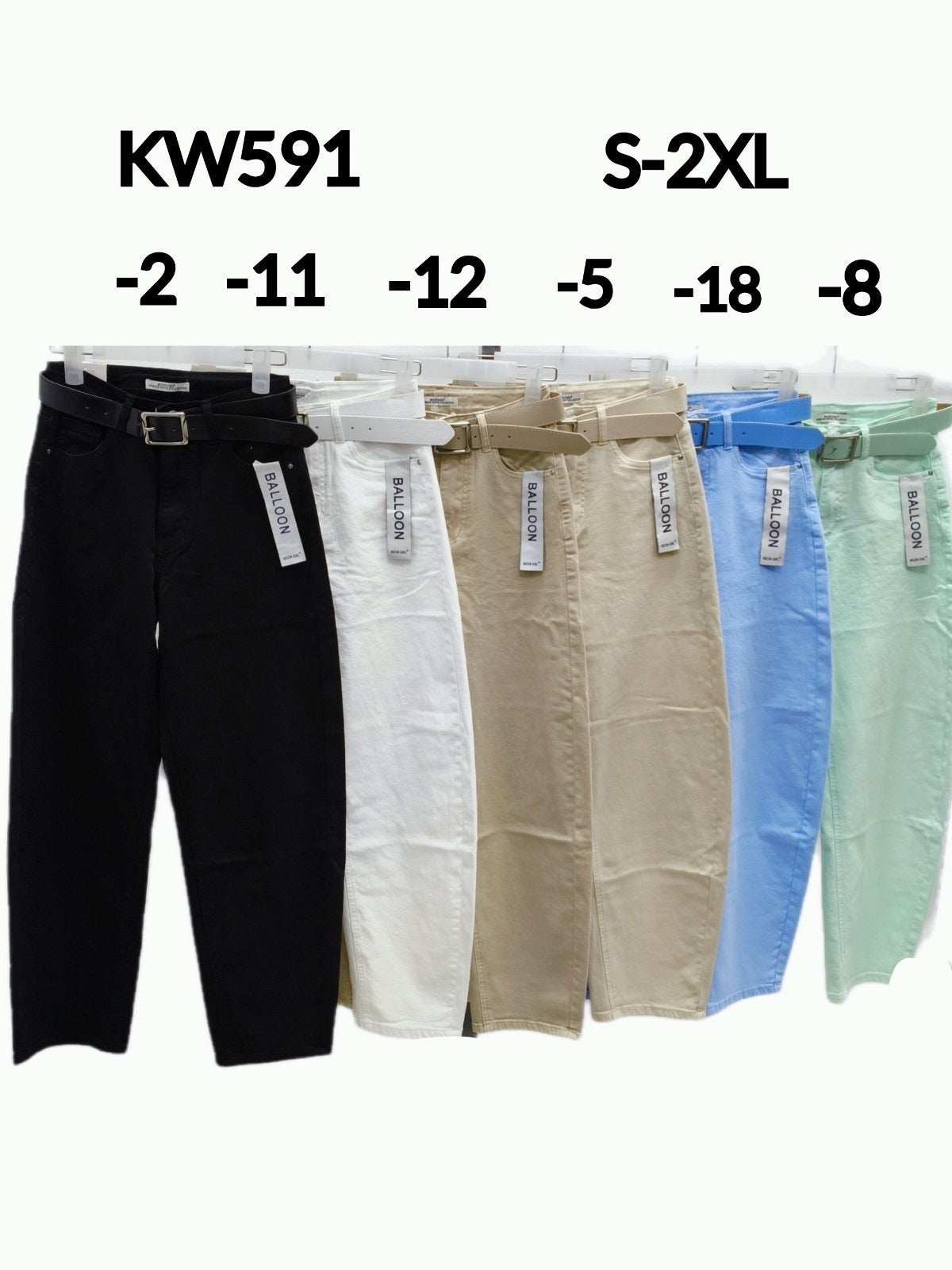 JEANSY DAMSKIE S-2XL