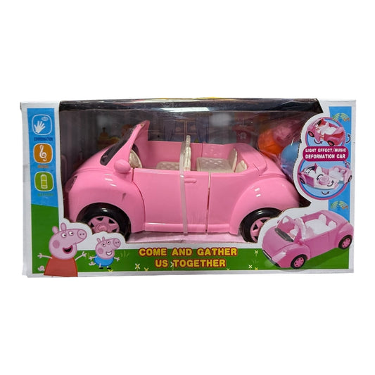 ZESTAW ŚWINKA PEPPA Z AUTO