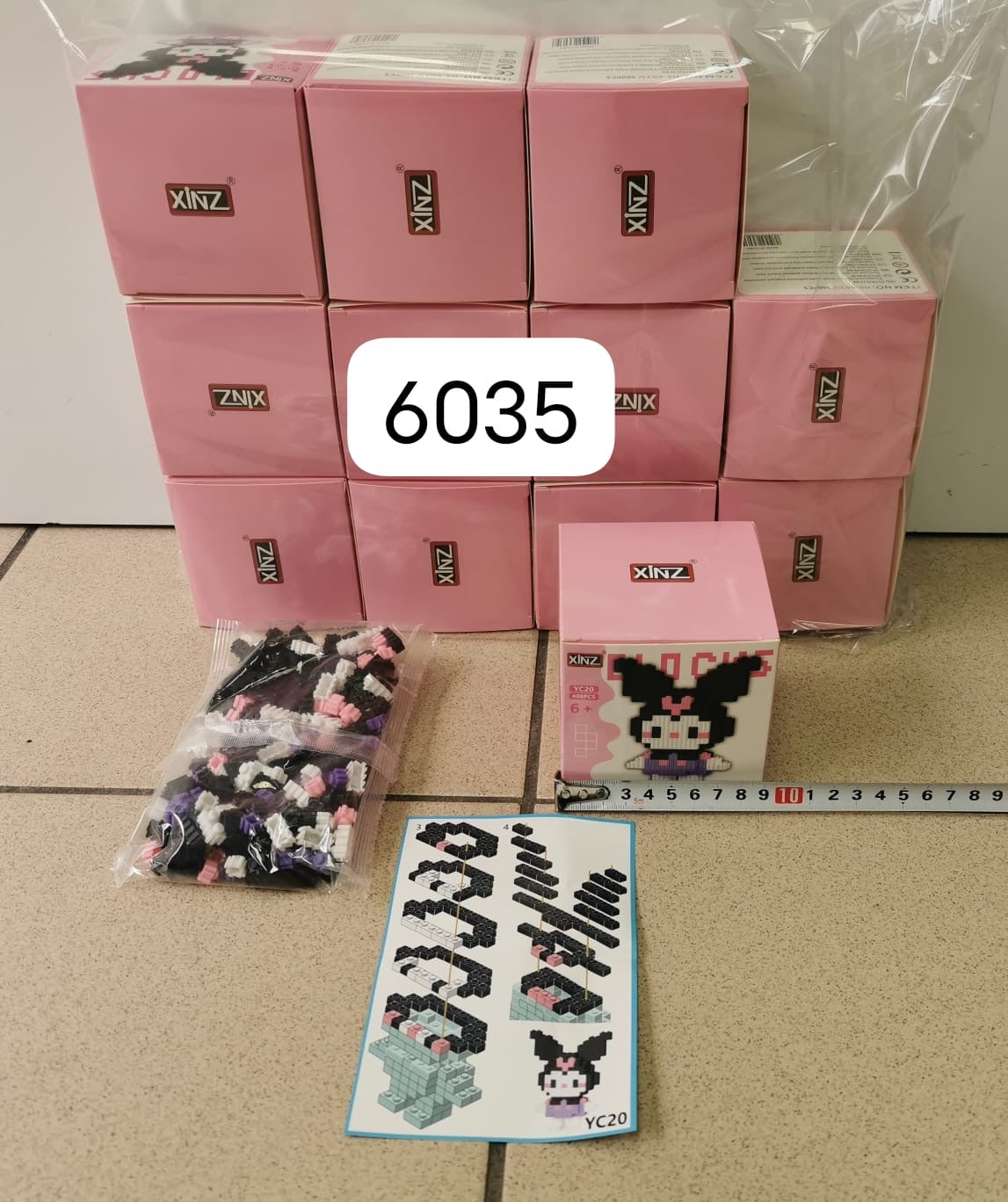 KLOCKI 3D MINI KUROMI