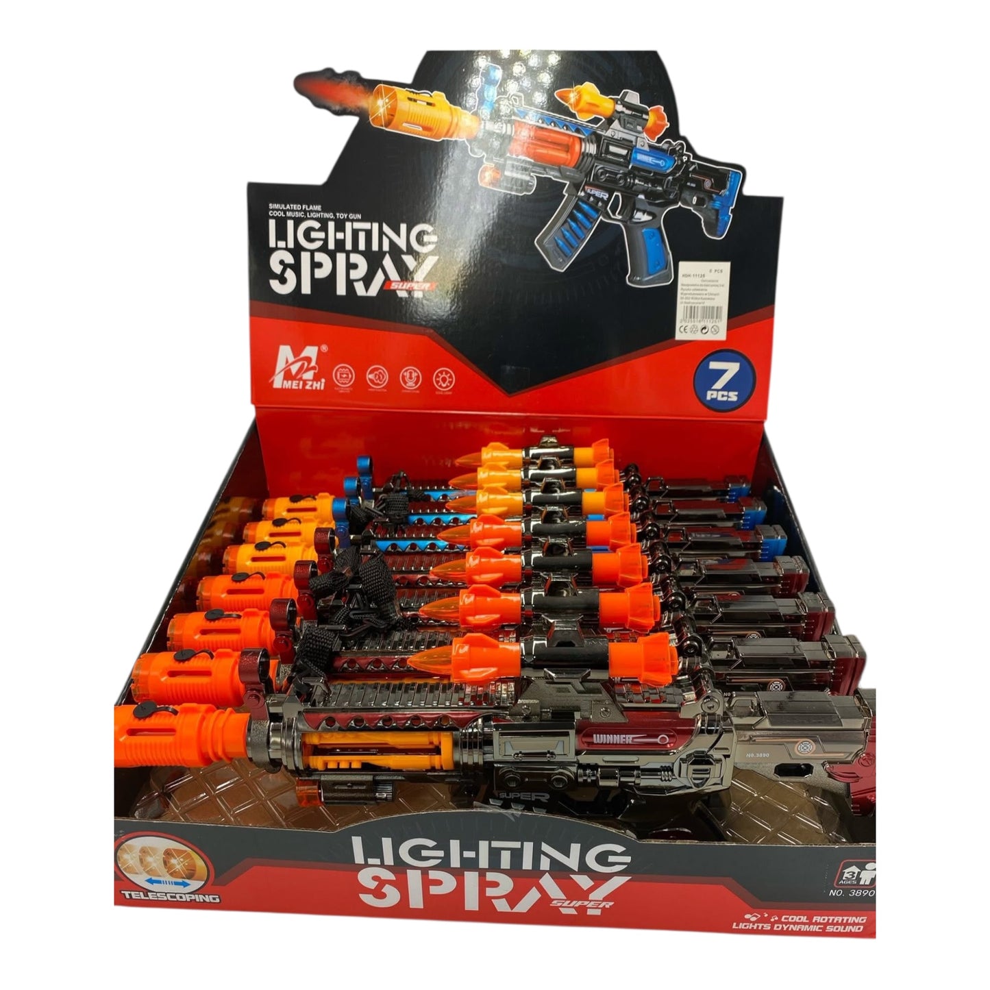 PISTOLET LED LIGHTING SPRAY