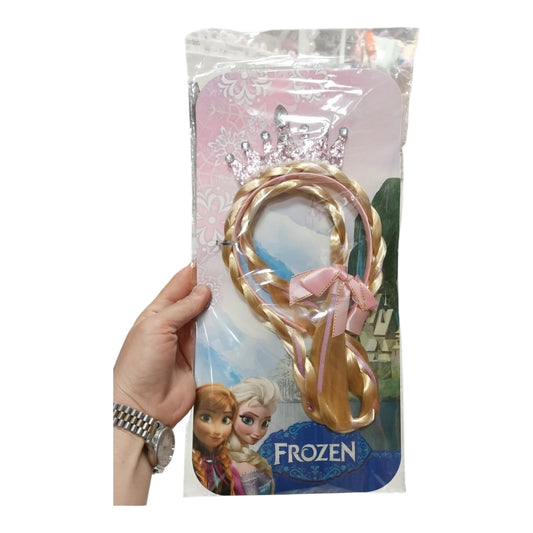 PERUKA Z KORONĄ ELSA