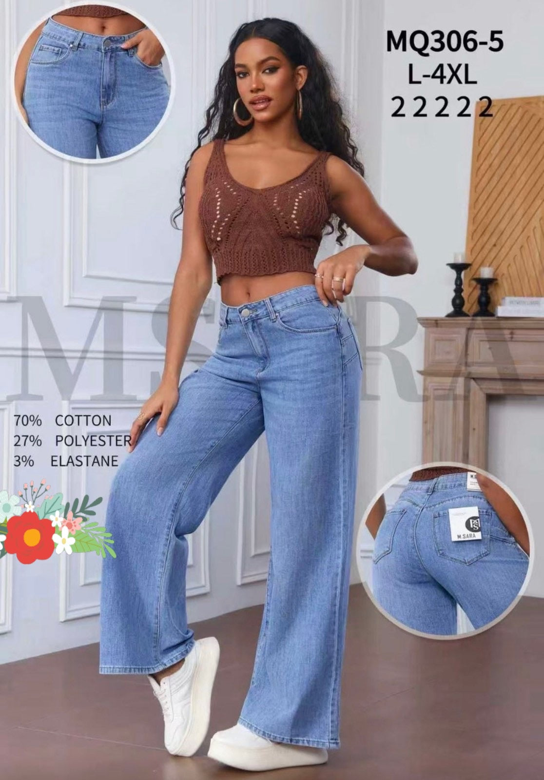 JEANSY DAMSKIE L-4XL