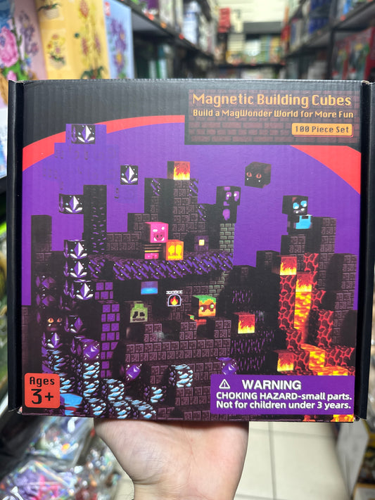 KLOCKI MINECRAFT MAGNETYCZNE 100 PCS.