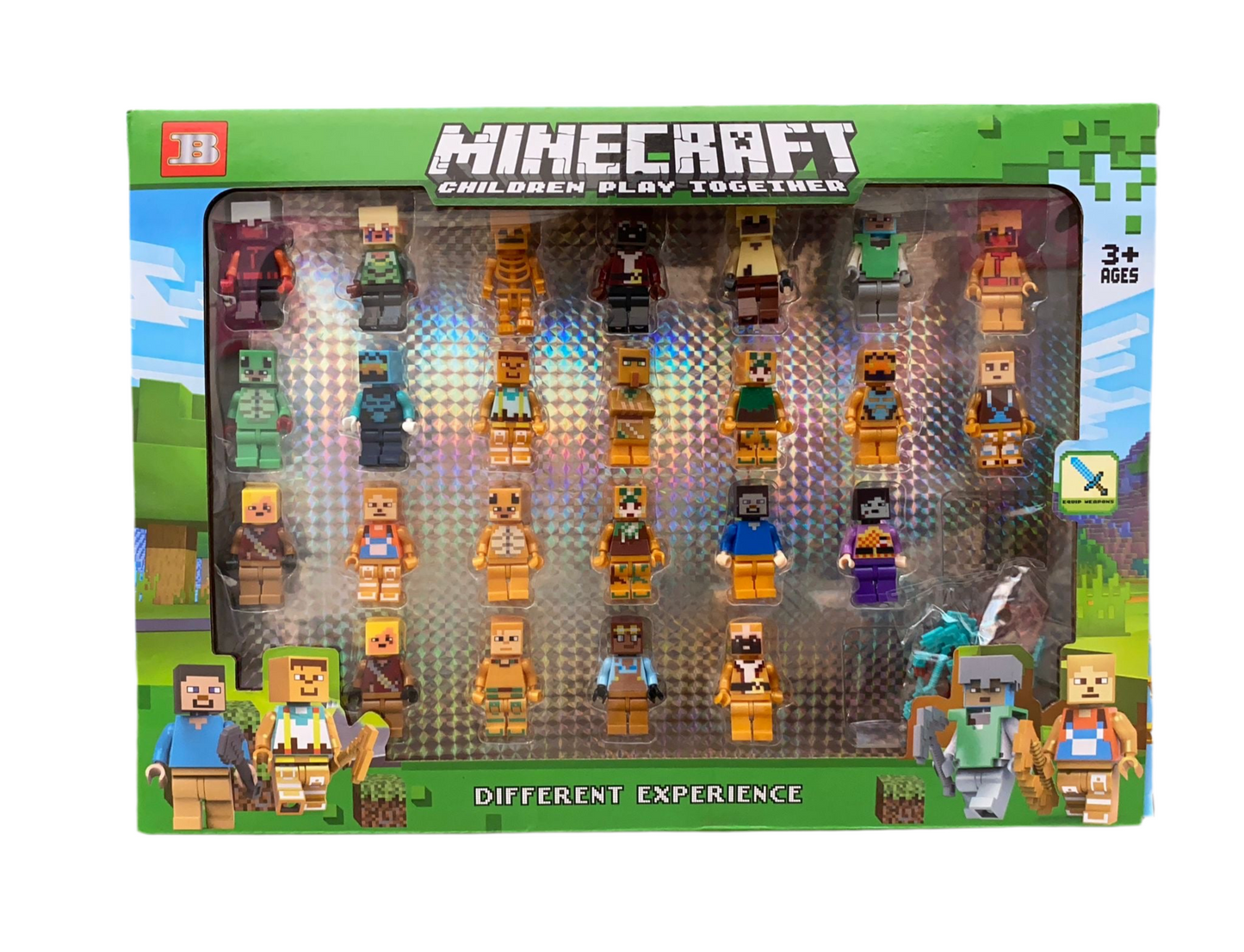 ZESTAW FIGUREK MINECRAFT
