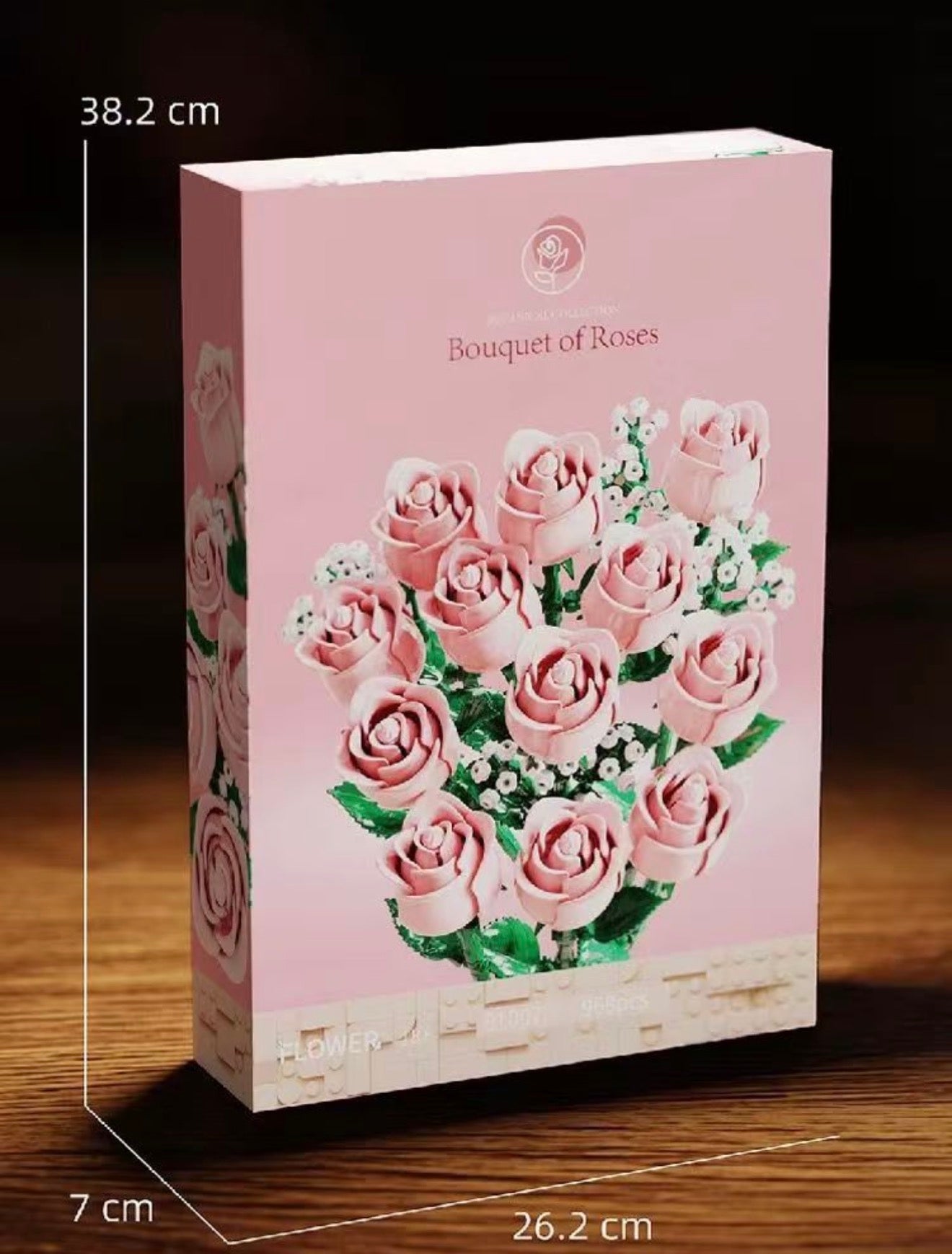 KLOCKI KWIATY 968 PCS.