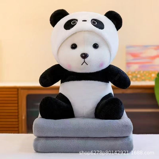 MASKOTKA PANDA Z KOCYKIEM