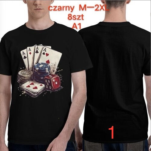WZORZYSTA KOSZULKA M-2XL